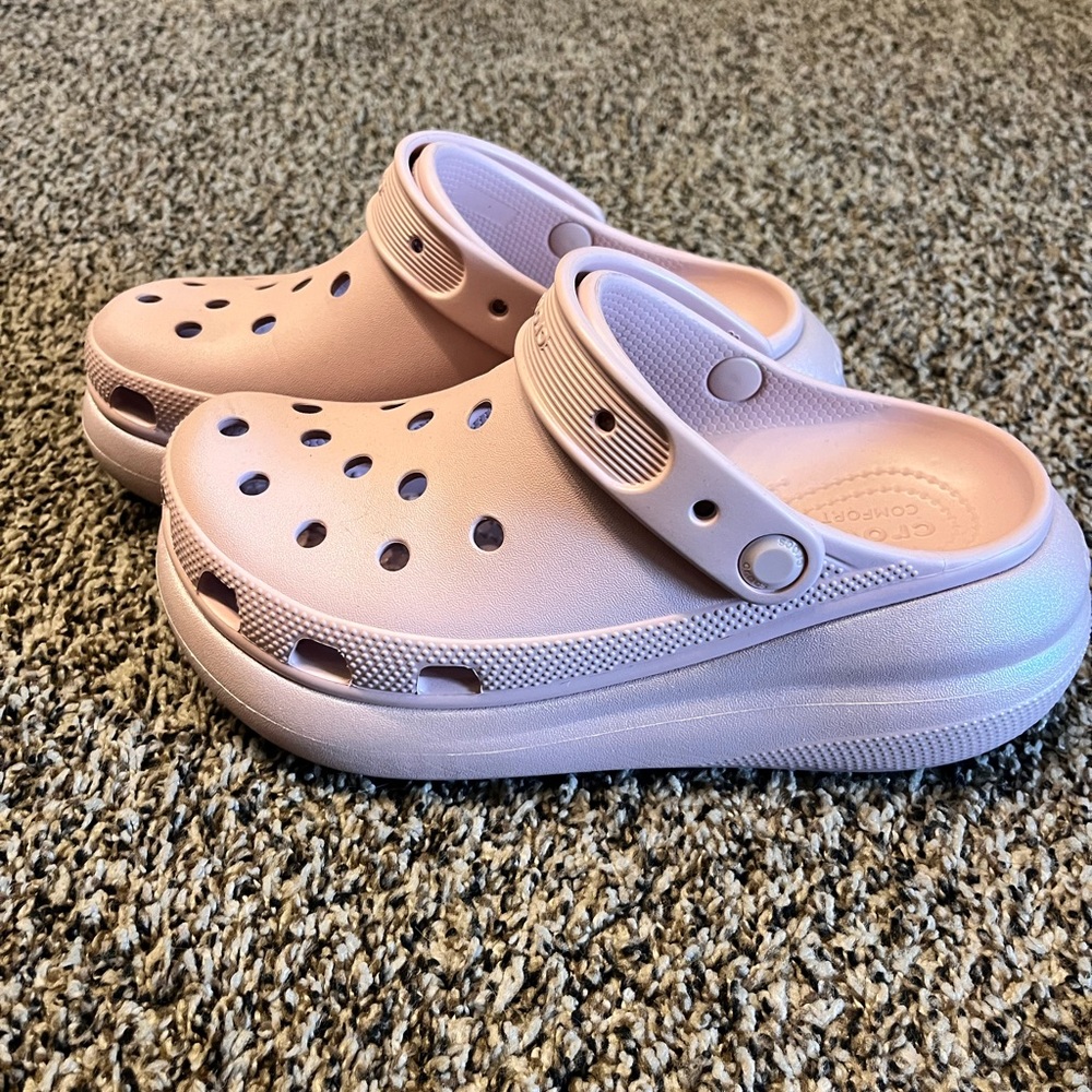 Crocs Crush Clogs in Pink Clay